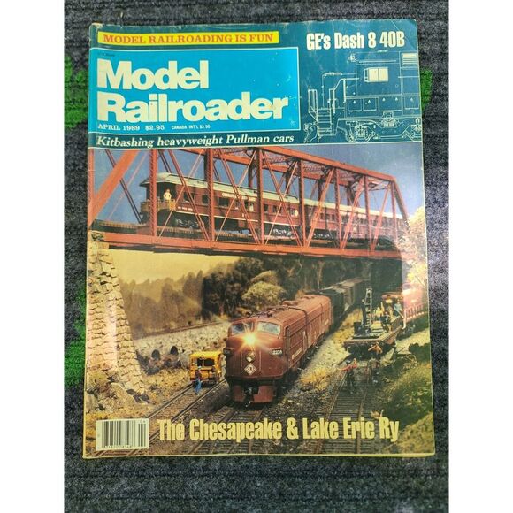 Model Railroader Magazine 1989 Jan Thru June Locomotive Train Hobby Craft Build - Picture 5 of 7